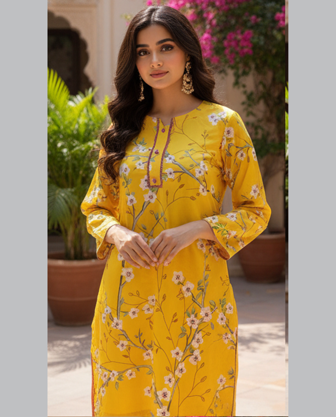 Stitched Fusion Premium Co-Ords Set – Crystal Lawn (Summer Chapter Edition)