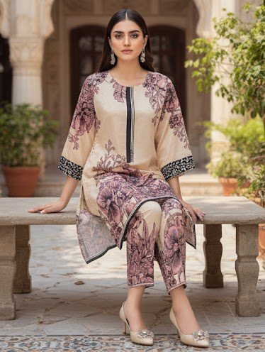 Fusion Premium Co-Ords Set – Crystal Lawn (Summer Chapter Edition)