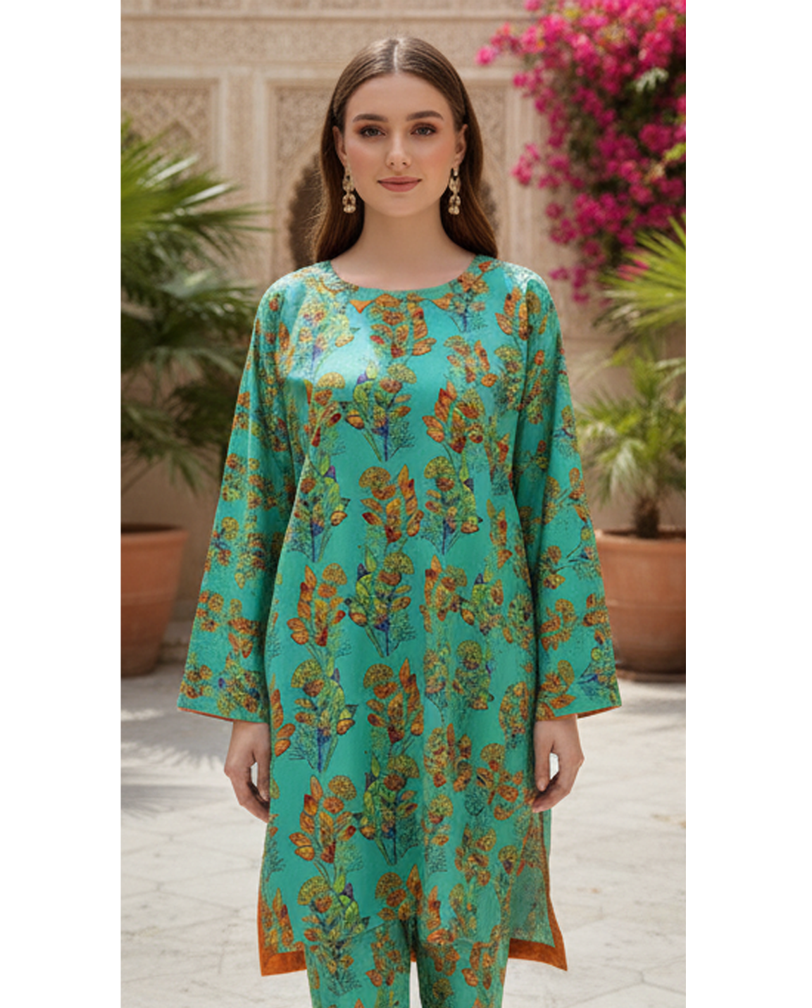 Stitched Fusion Premium Co-Ords Set – Crystal Lawn (Summer Chapter Edition)