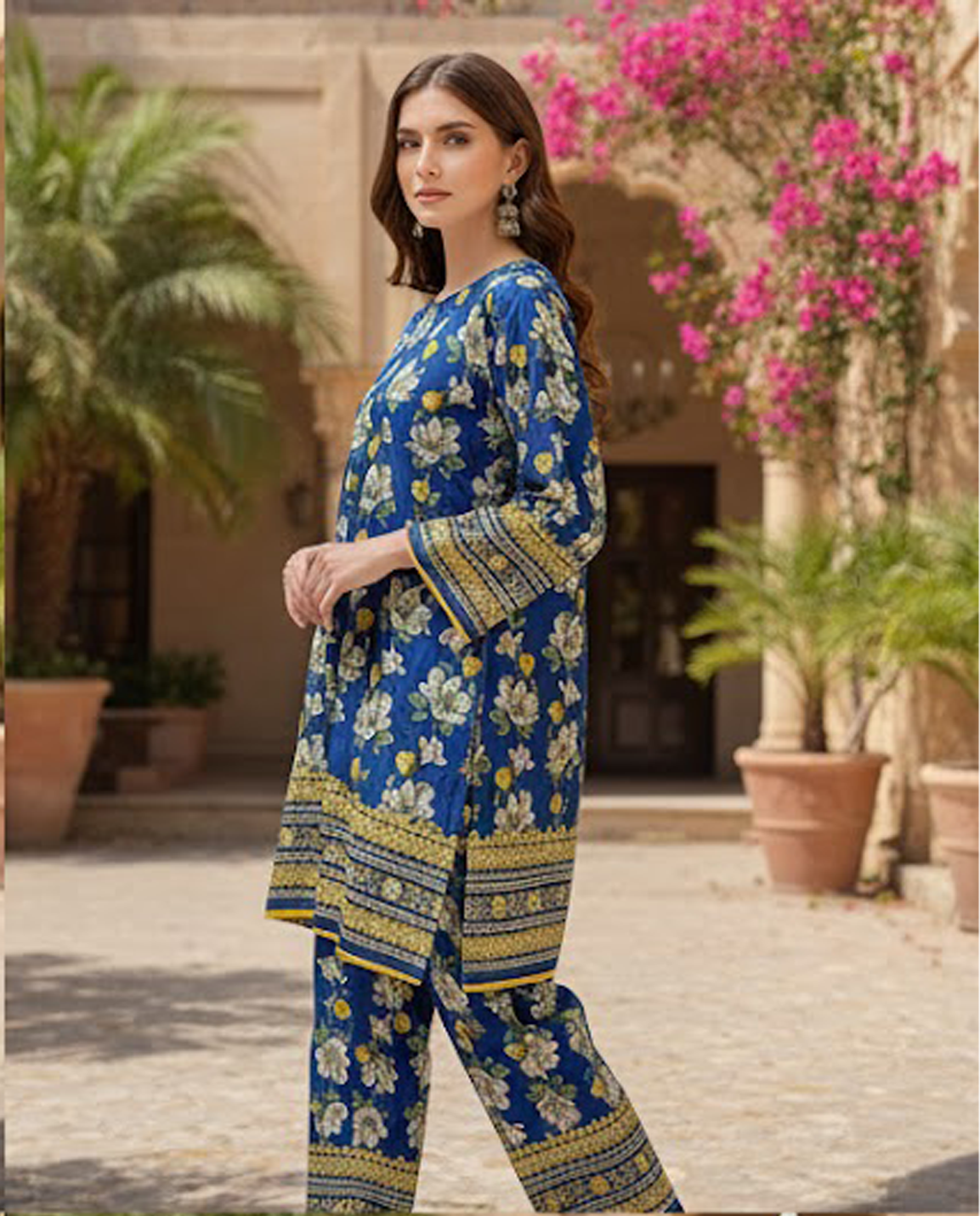 Stitched Fusion Premium Co-Ords Set – Crystal Lawn (Summer Chapter Edition)