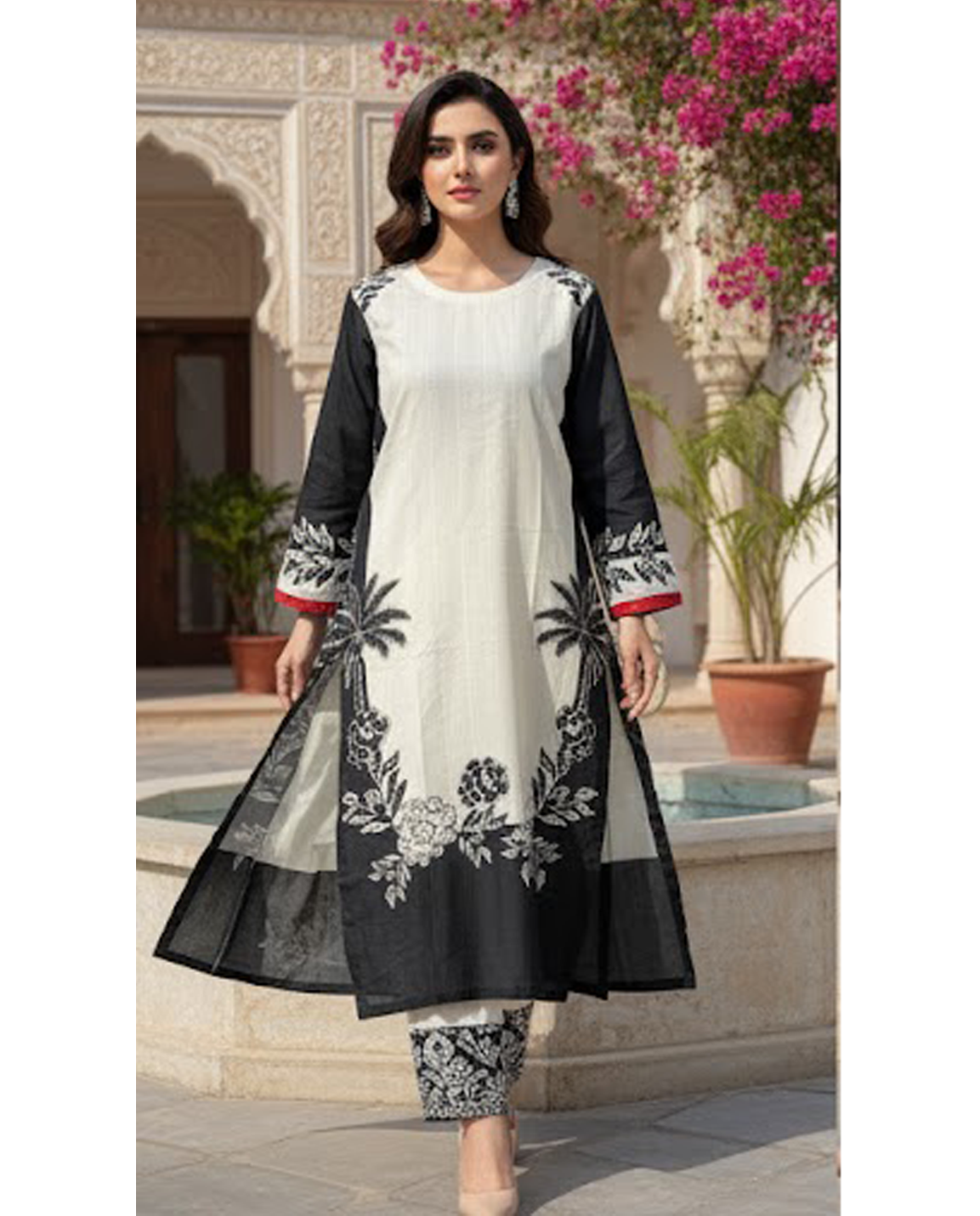 Stitched Fusion Premium Co-Ords Set – Crystal Lawn (Summer Chapter Edition)