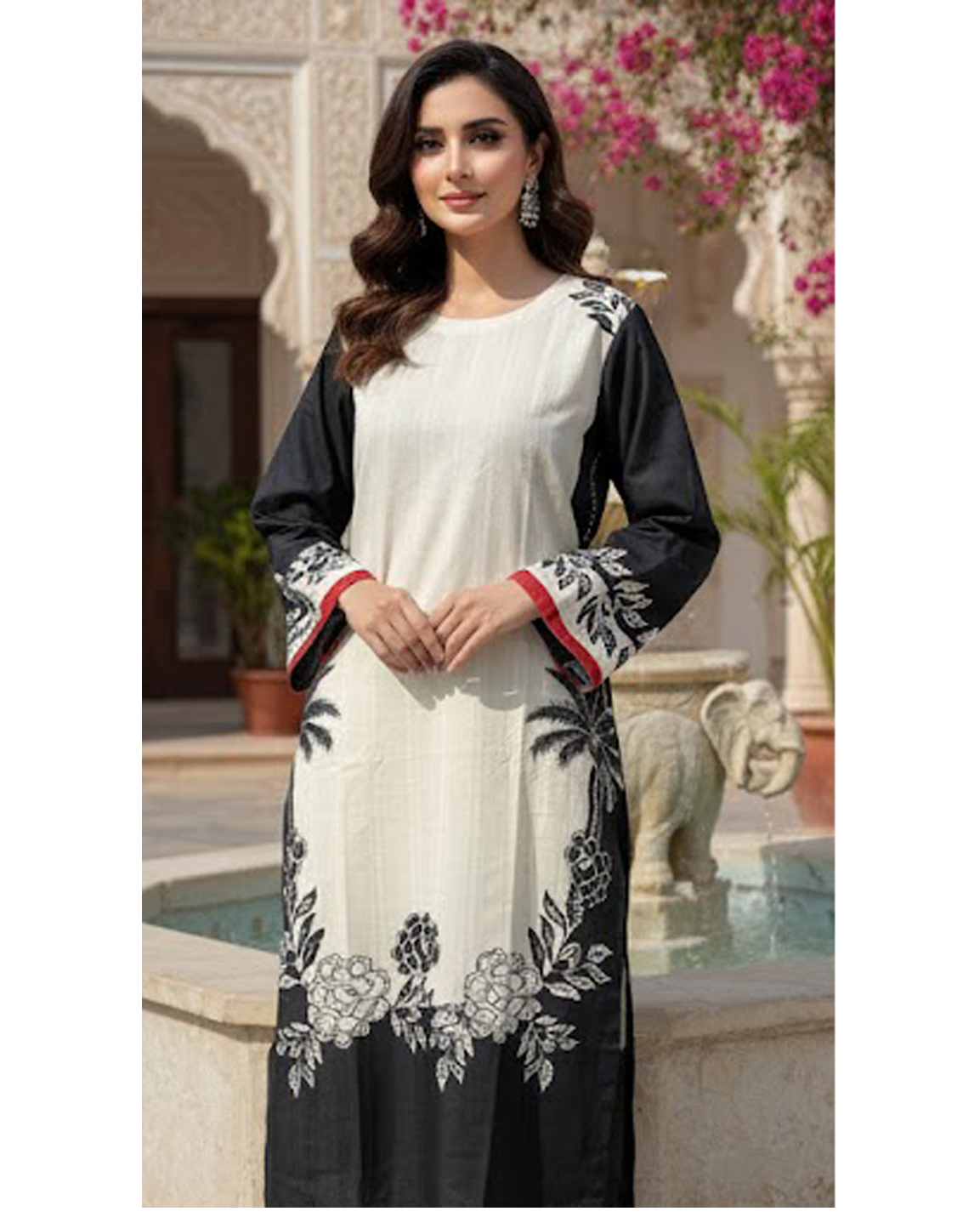 Stitched Fusion Premium Co-Ords Set – Crystal Lawn (Summer Chapter Edition)