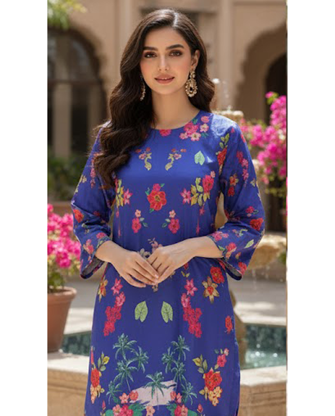 Stitched Fusion Premium Co-Ords Set – Crystal Lawn (Summer Chapter Edition)