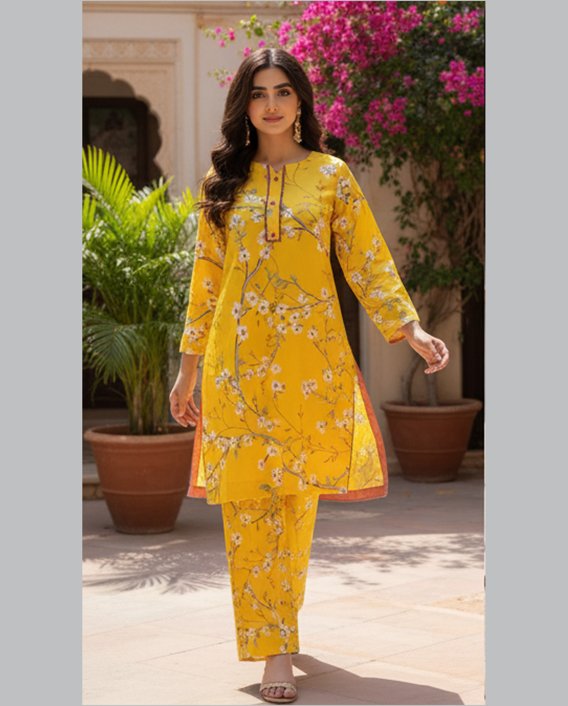 Stitched Fusion Premium Co-Ords Set – Crystal Lawn (Summer Chapter Edition)