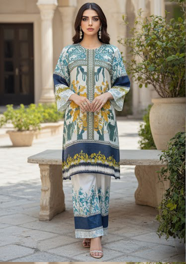 Fusion Premium Co-Ords Set – Crystal Lawn (Summer Chapter Edition)