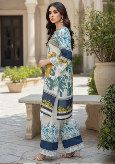 Fusion Premium Co-Ords Set – Crystal Lawn (Summer Chapter Edition)