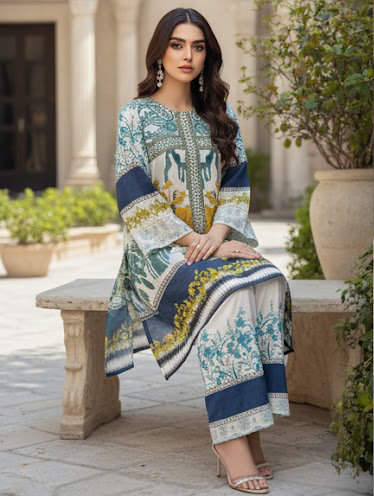 Fusion Premium Co-Ords Set – Crystal Lawn (Summer Chapter Edition)