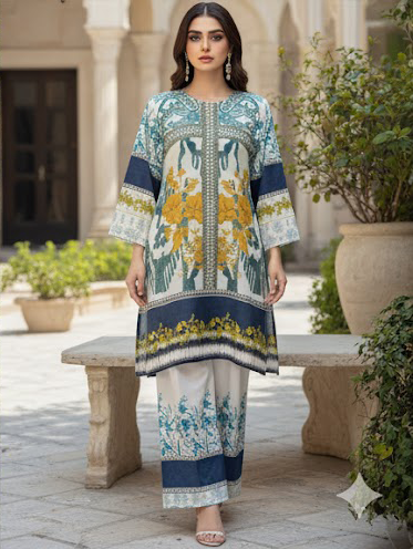 Fusion Premium Co-Ords Set – Crystal Lawn (Summer Chapter Edition)