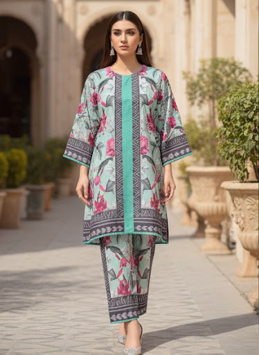 Fusion Premium Co-Ords Set – Crystal Lawn (Summer Chapter Edition)