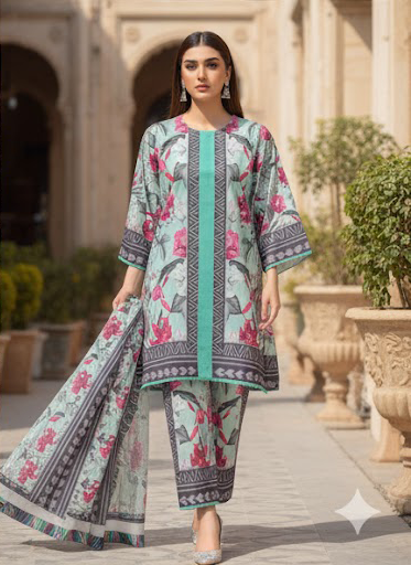 Fusion Premium Co-Ords Set – Crystal Lawn (Summer Chapter Edition)