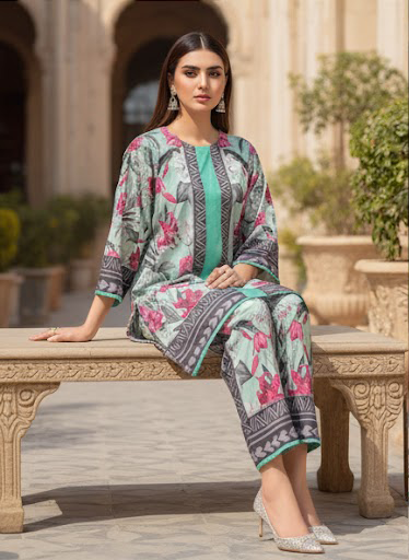 Fusion Premium Co-Ords Set – Crystal Lawn (Summer Chapter Edition)