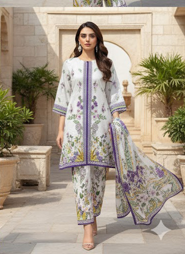 Fusion Premium Co-Ords Set – Crystal Lawn (Summer Chapter Edition)
