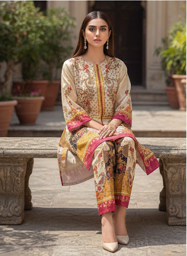 Fusion Premium Co-Ords Set – Crystal Lawn (Summer Chapter Edition)